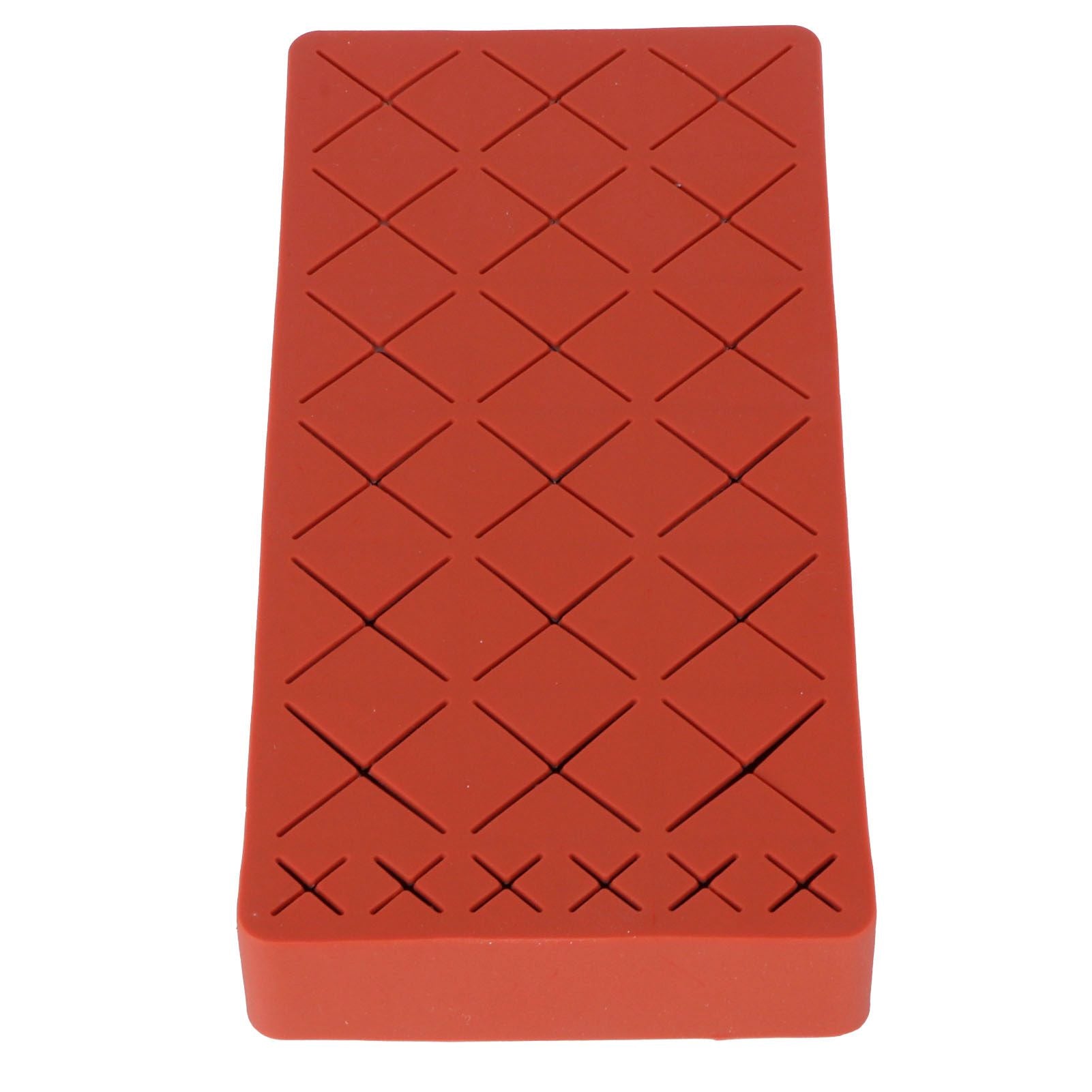 24 Slots Silicone Lipstick Organizer Makeup Cosmetics Holder Storage Box Display StandRed