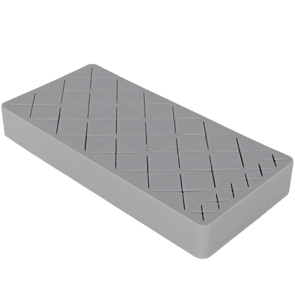 24 Slots Silicone Lipstick Organizer Makeup Cosmetics Holder Storage Box Display StandGray