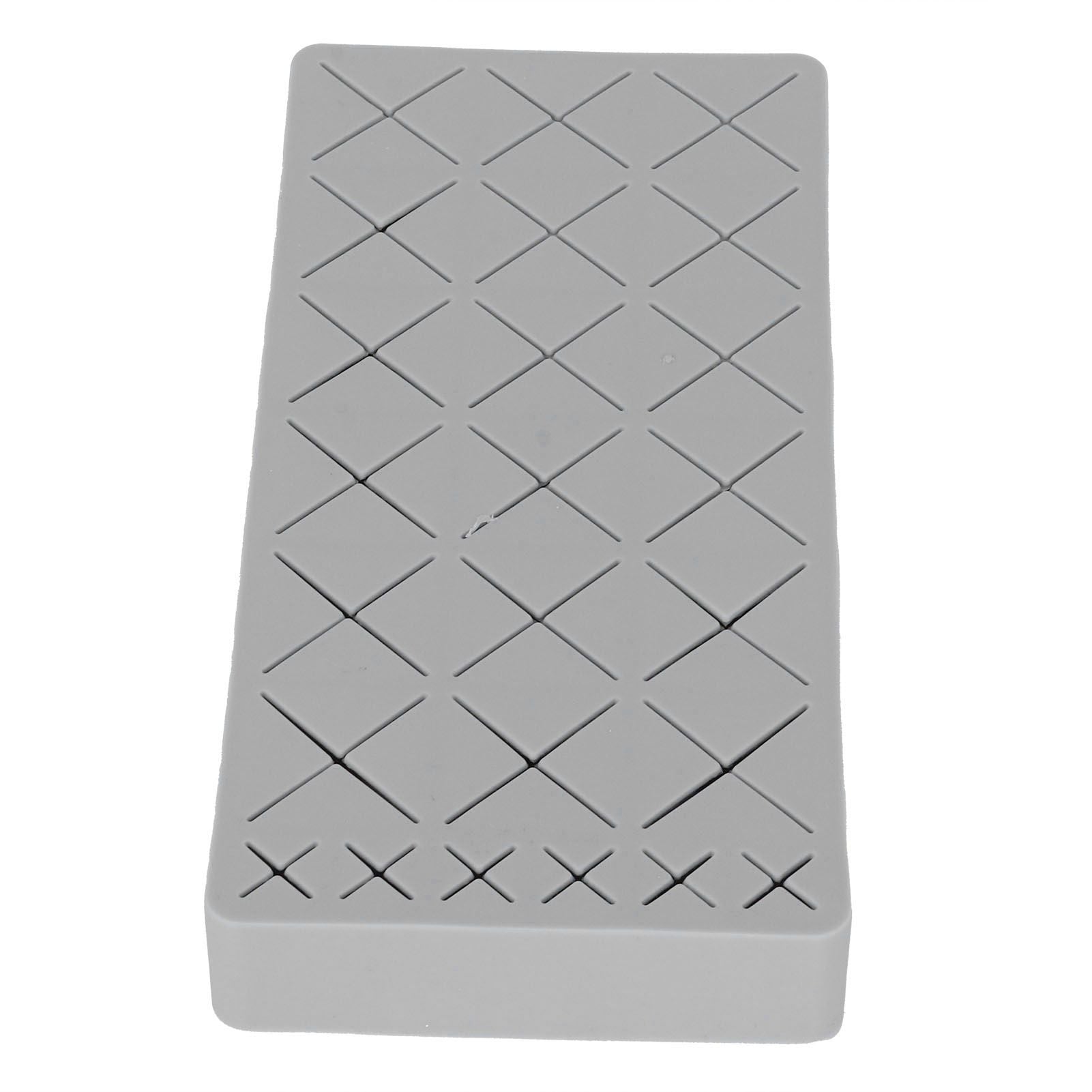 24 Slots Silicone Lipstick Organizer Makeup Cosmetics Holder Storage Box Display StandGray
