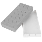 24 Slots Silicone Lipstick Organizer Makeup Cosmetics Holder Storage Box Display StandGray