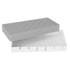 24 Slots Silicone Lipstick Organizer Makeup Cosmetics Holder Storage Box Display StandGray