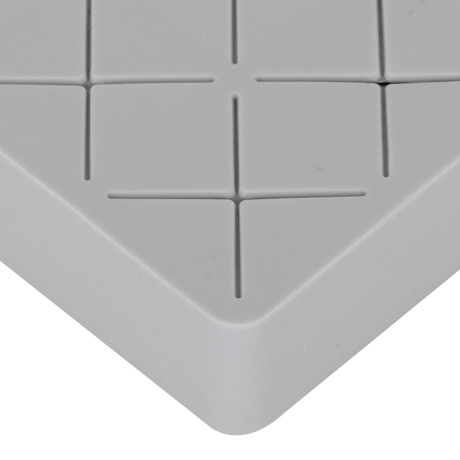 24 Slots Silicone Lipstick Organizer Makeup Cosmetics Holder Storage Box Display StandGray