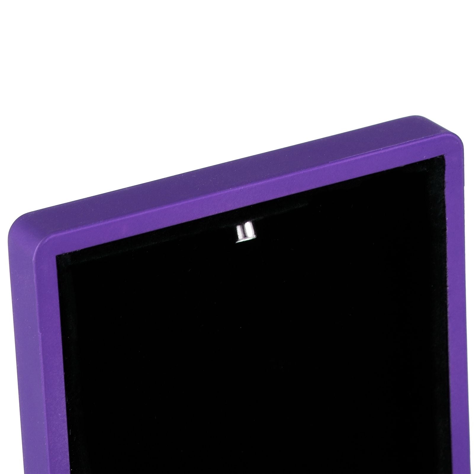 LED Jewelry Display Pendant Necklace Gift Box Ring Case Engagement Wedding SupplyPurple