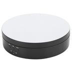 3 Speeds Electric Rotating Display Stand 360 Degree Turntable Jewelry Holder USB ChargingBlack