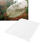 Plant Protection Drawstring Bag Outdoor Winter Reusable Anti Freeze Covers Protector(80x100cm )