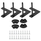 4Pcs Wrought Iron Table Leg U-Shaped Desk Support Legs Furniture Hardware AccessoriesS + Accessories