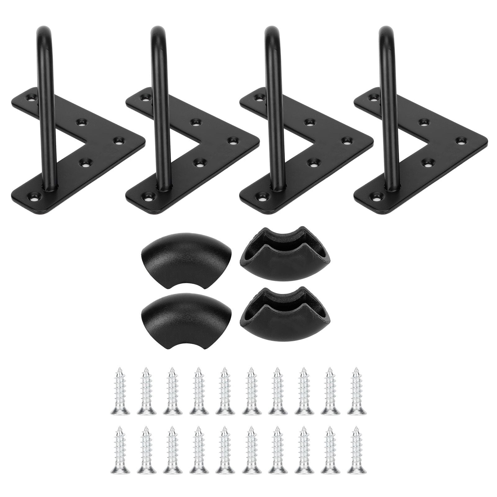 4Pcs Wrought Iron Table Leg U-Shaped Desk Support Legs Furniture Hardware AccessoriesS + Accessories