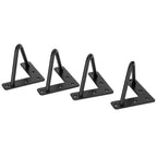 4Pcs Wrought Iron Table Leg U-Shaped Desk Support Legs Furniture Hardware AccessoriesS + Accessories