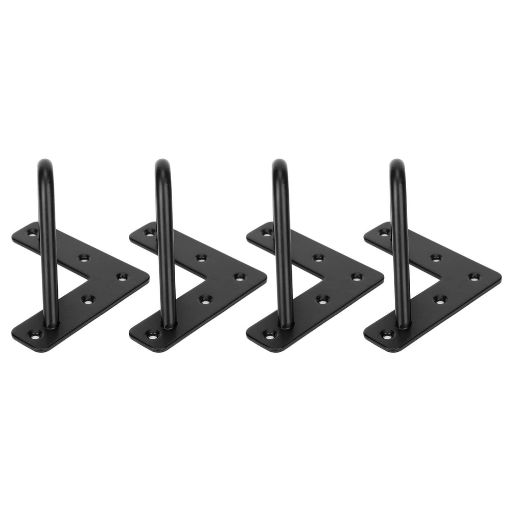 4Pcs Wrought Iron Table Leg U-Shaped Desk Support Legs Furniture Hardware AccessoriesS + Accessories