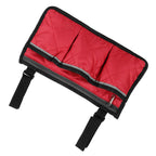 Multifunctional Wheelchair Side Hanging Bag Office Chair Storage Bag Armrest Pouch OrganizerWine Red