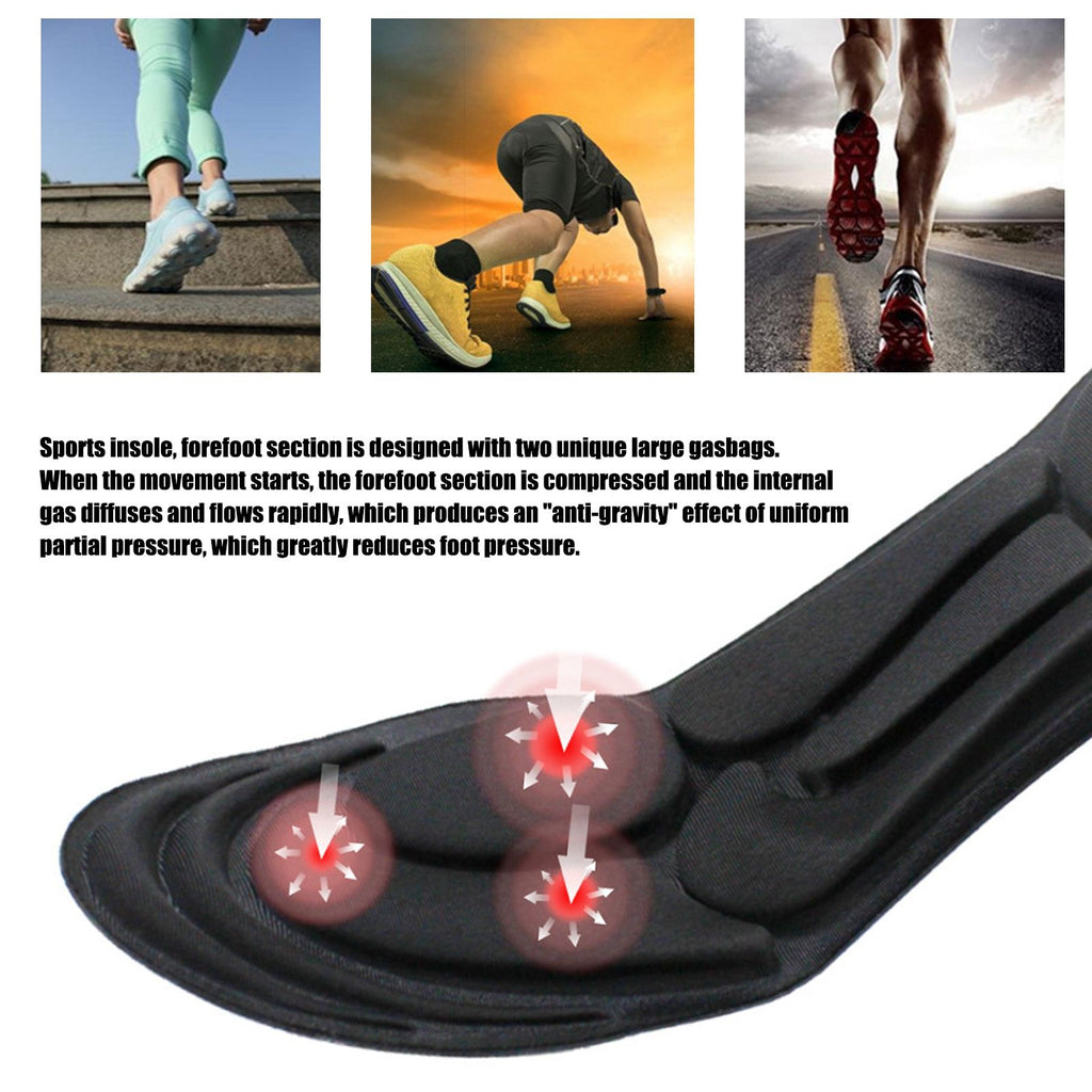 Arch Support Insoles Shoe Inserts Shock Absorption Buffer Deodorant Shoe Pad for Men and WomenS