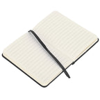 3Pcs PU A6 Business Notepad Hardcover Strap Notebook Diary Stationery Office School SuppliesBlack