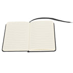 3Pcs PU A6 Business Notepad Hardcover Strap Notebook Diary Stationery Office School SuppliesBlack