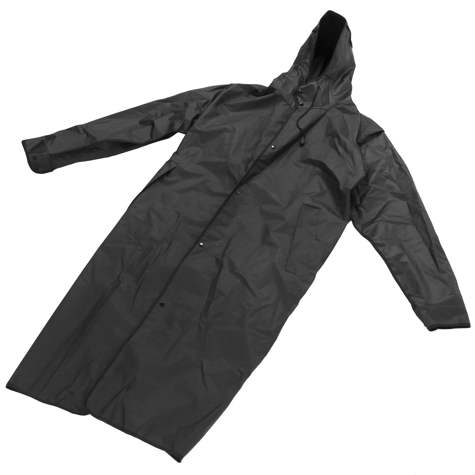 Hooded Raincoat Portable EVA Waterproof Outdoor Rainwear for Camping Hiking RidingL