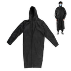 Hooded Raincoat Portable EVA Waterproof Outdoor Rainwear for Camping Hiking RidingL