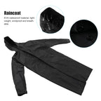 Hooded Raincoat Portable EVA Waterproof Outdoor Rainwear for Camping Hiking RidingL