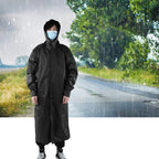 Hooded Raincoat Portable EVA Waterproof Outdoor Rainwear for Camping Hiking RidingXXL