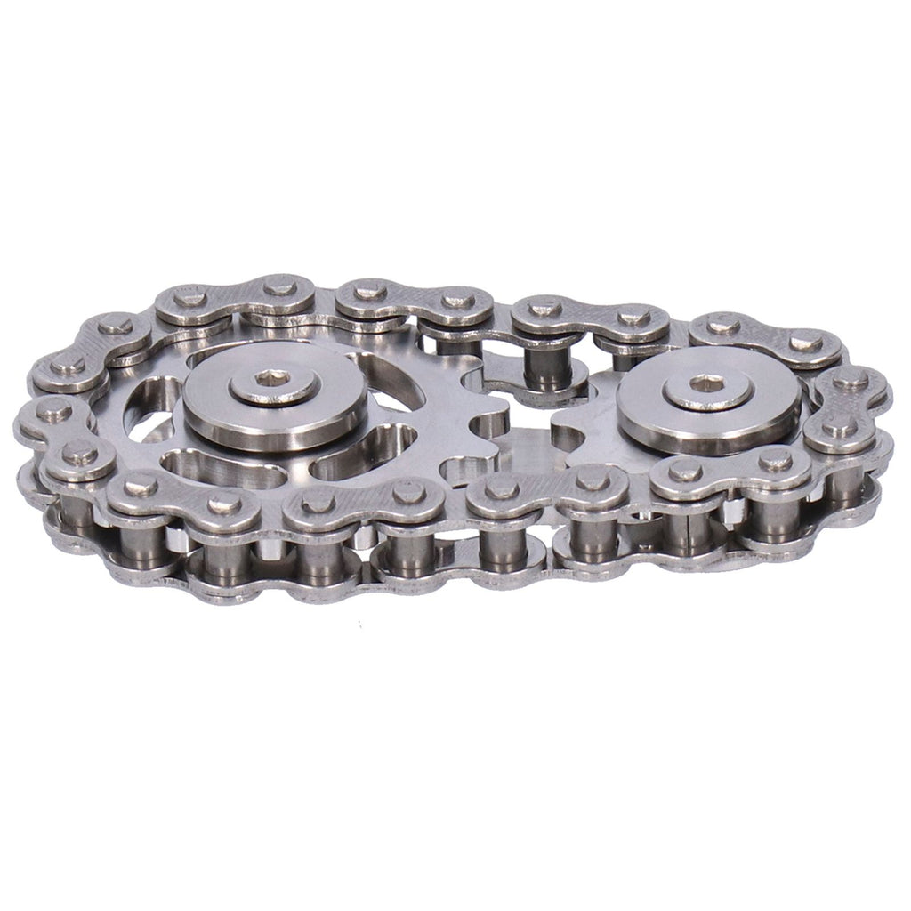 Gyroscope Sprockets Chains Flywheel Stress Relief Decompression Toys for Kids AdultsStainless Steel
