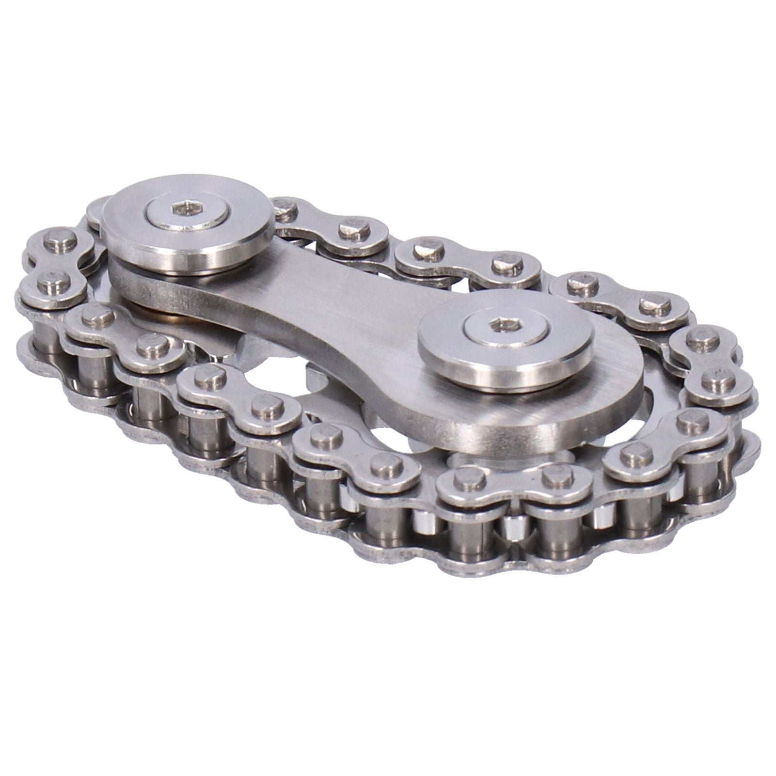 Gyroscope Sprockets Chains Flywheel Stress Relief Decompression Toys for Kids AdultsStainless Steel