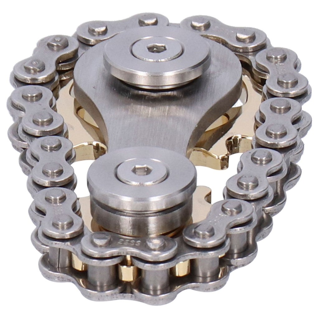 Gyroscope Sprockets Chains Flywheel Stress Relief Decompression Toys for Kids Adults(Gear GoldPlated )