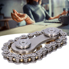 Gyroscope Sprockets Chains Flywheel Stress Relief Decompression Toys for Kids Adults(Gear GoldPlated )