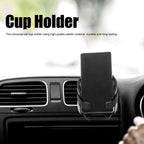 Air Vent Cup Holder Organizer Universal Drink Bottle Rack Stand Car Vehicle AccessoryBlack