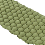 Camping Sleeping Pad Mat Foot Press Inflatable Cushion Mattress for Tent Hiking TravelMilitary Green
