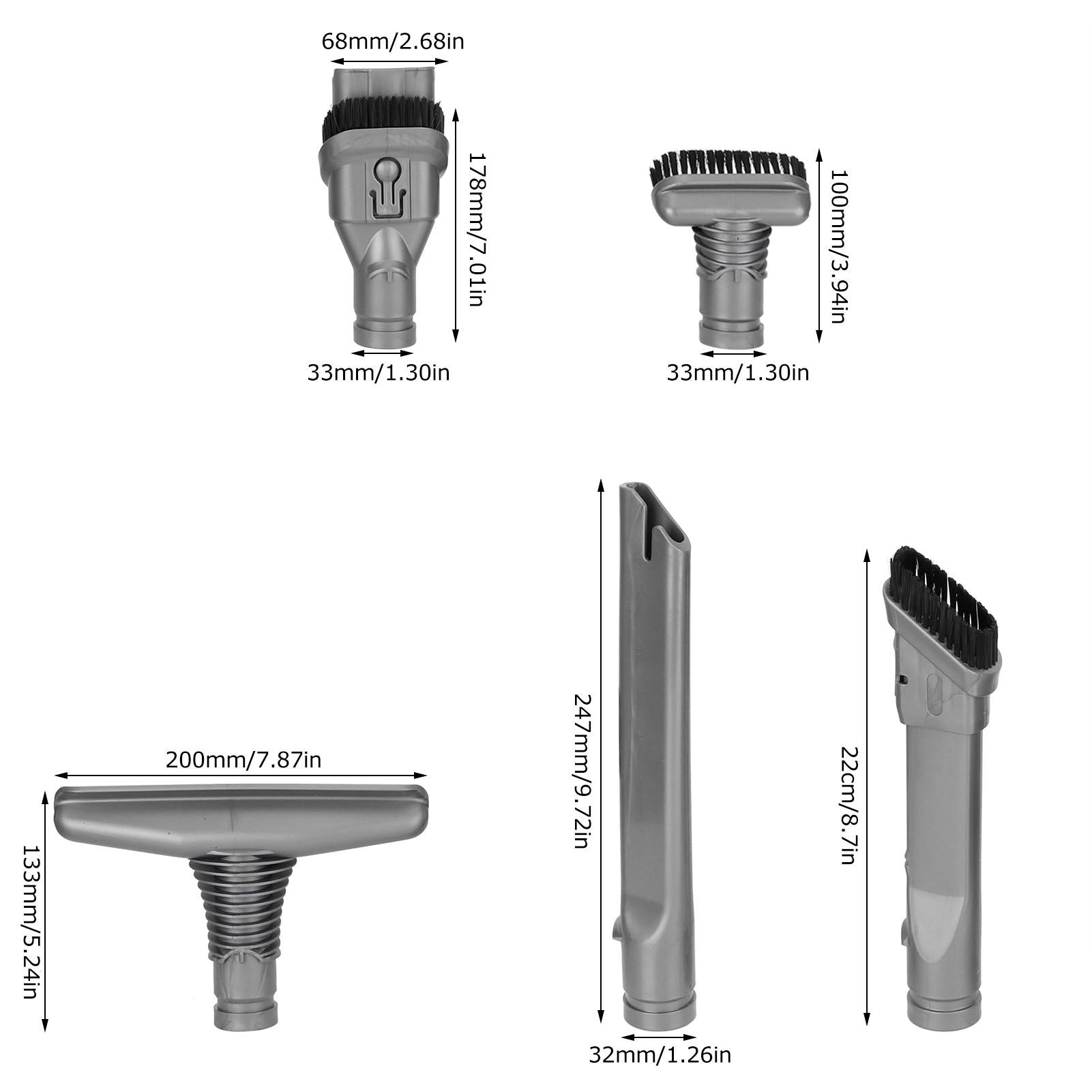 Vacuum Cleaner Brush Head Set Accessories Kit Fit for V6 DC35/45/52/58/59/62/63 Cleaning Tool