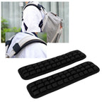 2Pcs Infrared Shoulder Strap Pad Detachable Backpack Decompression Belt Cushion Accessory BlackL