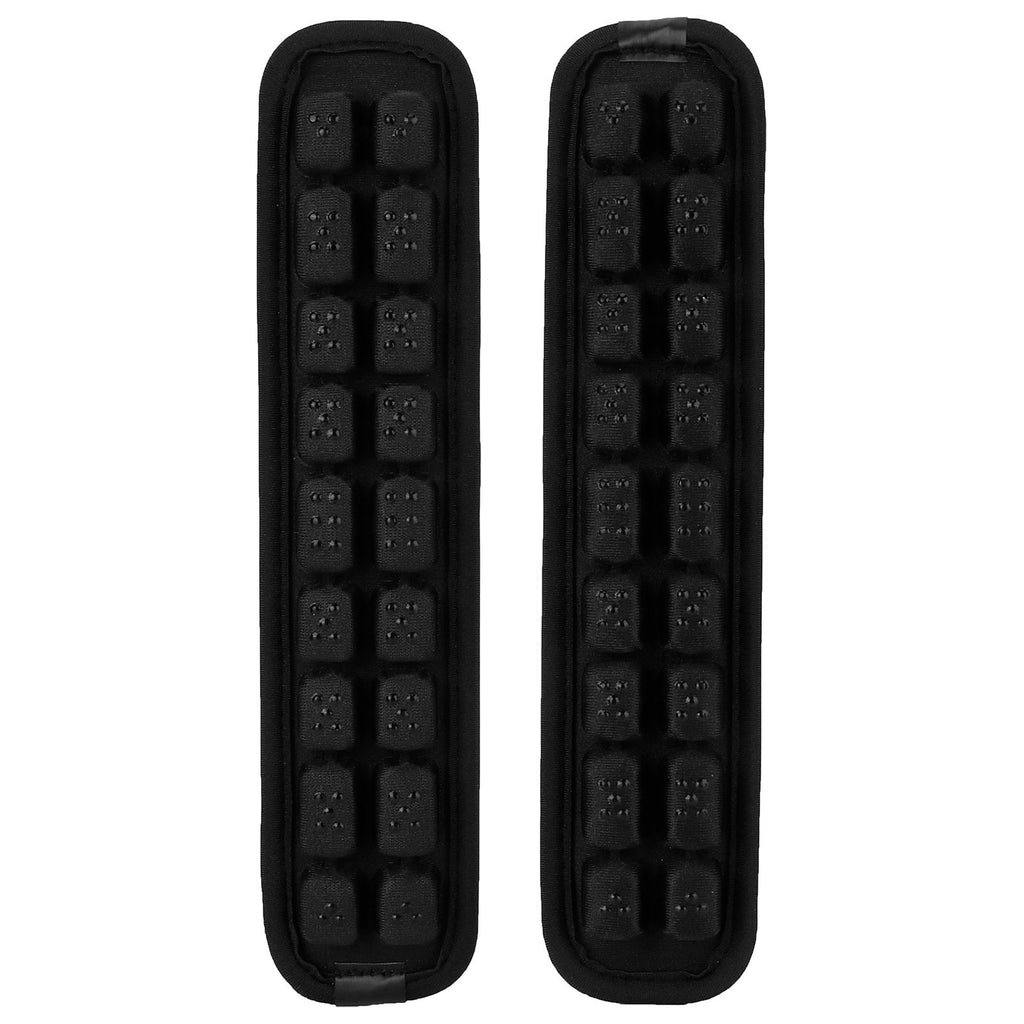 2Pcs Infrared Shoulder Strap Pad Detachable Backpack Decompression Belt Cushion Accessory BlackS