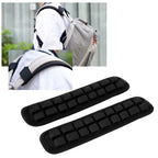 2Pcs Infrared Shoulder Strap Pad Detachable Backpack Decompression Belt Cushion Accessory BlackS