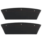 2Pcs Car Seat Slit Organizer Storage Pockets Bag Side Holder for Phone Money Cards KeysBlack