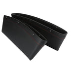 2Pcs Car Seat Slit Organizer Storage Pockets Bag Side Holder for Phone Money Cards KeysBlack