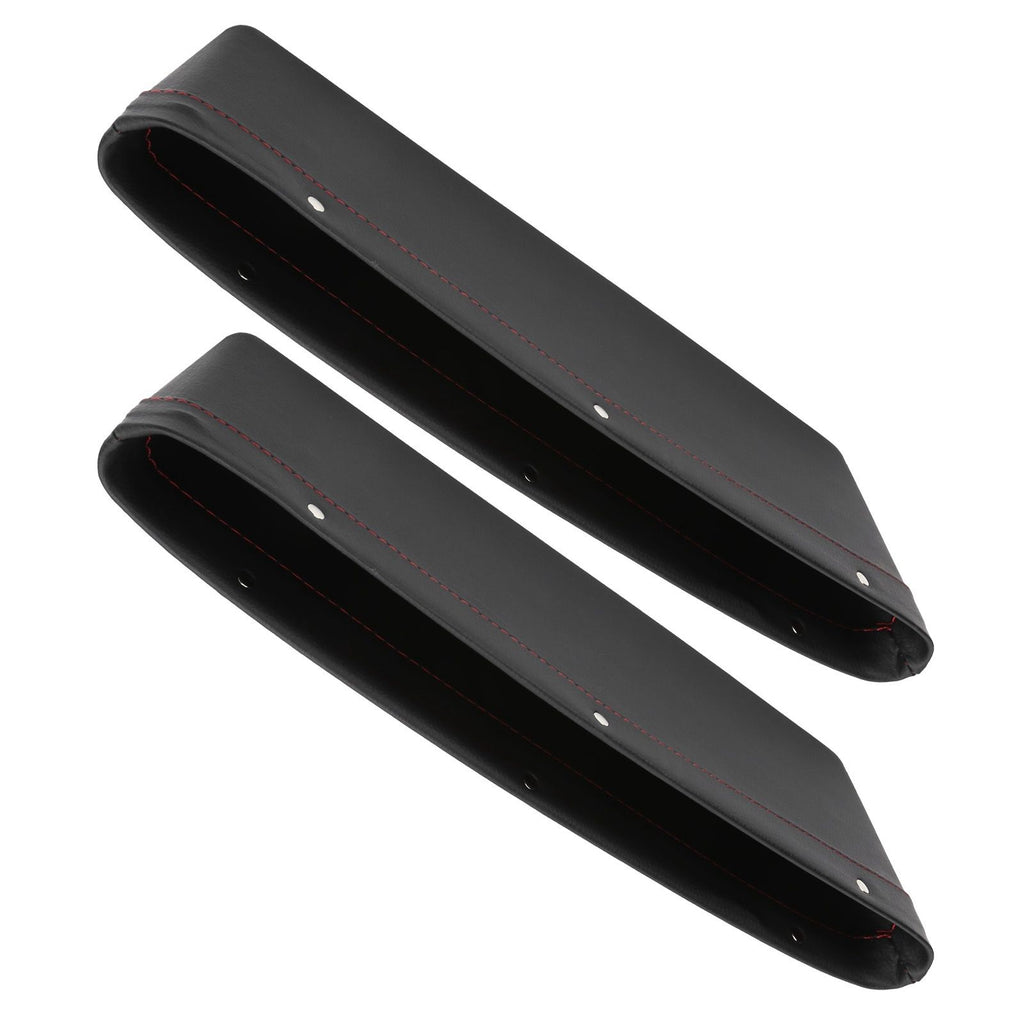 2Pcs Car Seat Slit Organizer Storage Pockets Bag Side Holder for Phone Money Cards KeysBlack