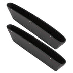 2Pcs Car Seat Slit Organizer Storage Pockets Bag Side Holder for Phone Money Cards KeysBlack