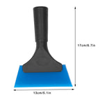 2pcs Car Window Scraper Water Ice Squeegee Snow Shovel NonSlip Handle Glass Cleaning Tool