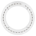 Heavy Duty Aluminium Alloy Rotating Bearing Turntable Round Smooth Mute Dining Table Plate8in