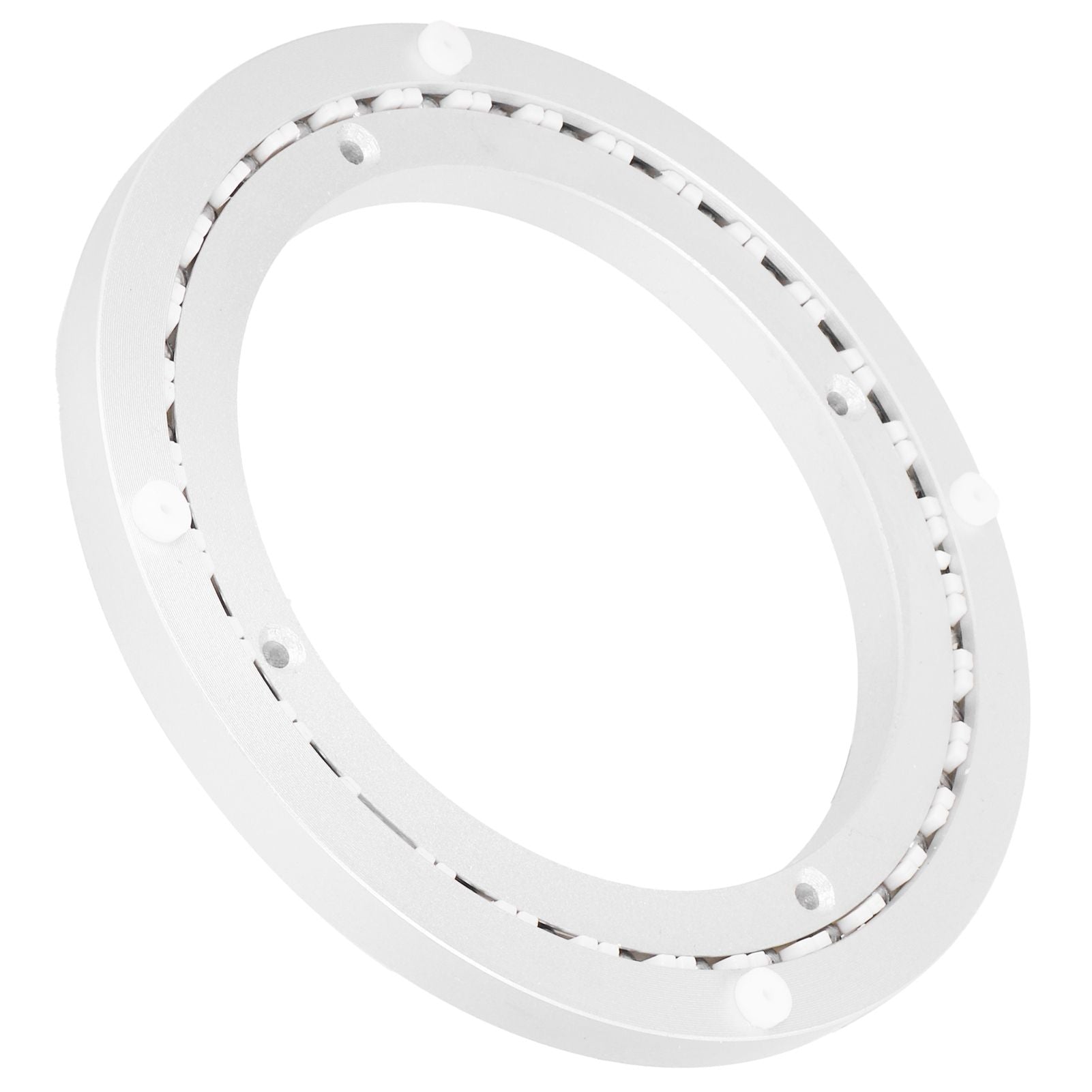 Heavy Duty Aluminium Alloy Rotating Bearing Turntable Round Smooth Mute Dining Table Plate8in