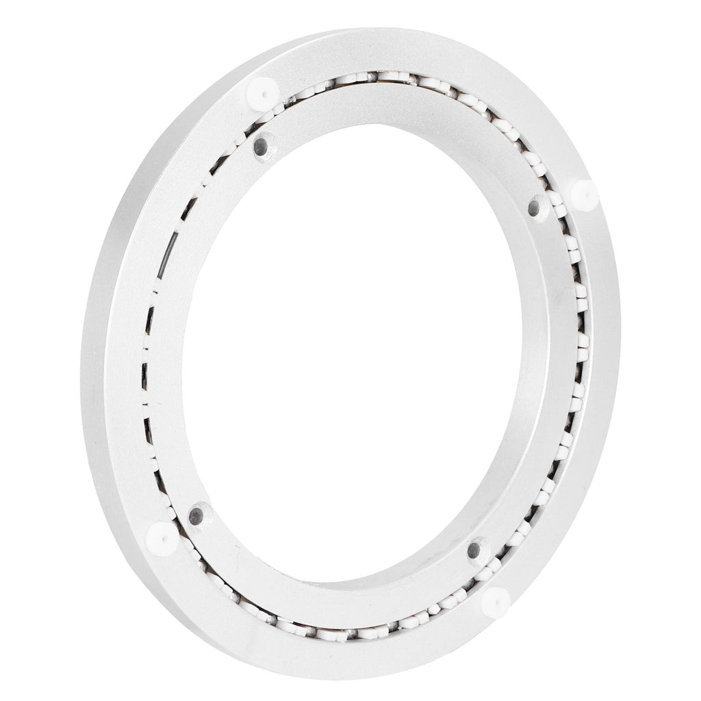 Heavy Duty Aluminium Alloy Rotating Bearing Turntable Round Smooth Mute Dining Table Plate8in