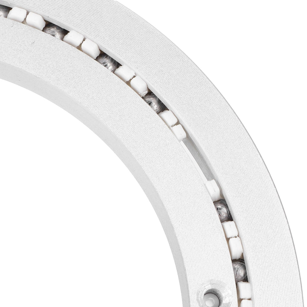 Heavy Duty Aluminium Alloy Rotating Bearing Turntable Round Smooth Mute Dining Table Plate8in
