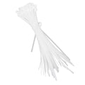 100Pcs Cable Ties Multiple Use Fastener Thick Thin Nylon Zip Wraps Supplies 8 x 400White