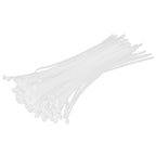 100Pcs Cable Ties Multiple Use Fastener Thick Thin Nylon Zip Wraps Supplies 8 x 400White