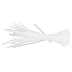 100Pcs Cable Ties Multiple Use Fastener Thick Thin Nylon Zip Wraps Supplies 8 x 400White