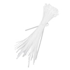100Pcs Cable Ties Multiple Use Fastener Thick Thin Nylon Zip Wraps Supplies 8 x 400White