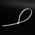 100Pcs Cable Ties Multiple Use Fastener Thick Thin Nylon Zip Wraps Supplies 8 x 400White