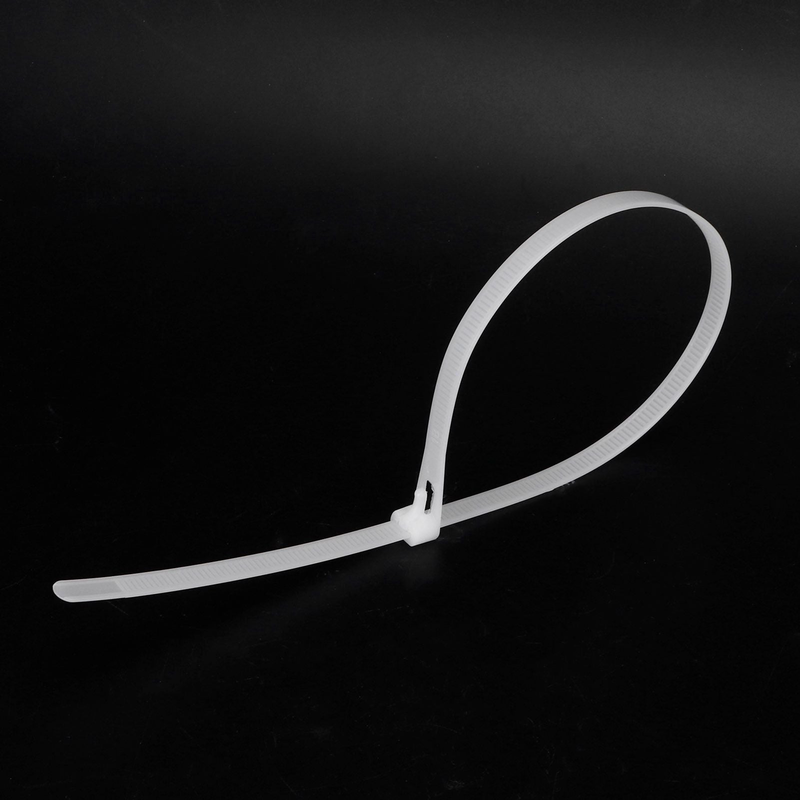 100Pcs Cable Ties Multiple Use Fastener Thick Thin Nylon Zip Wraps Supplies 8 x 400White