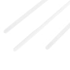 300PCS Cable Ties Multi Size Long Zip Ties for Home Office Garden Fastener SuppliesWhite