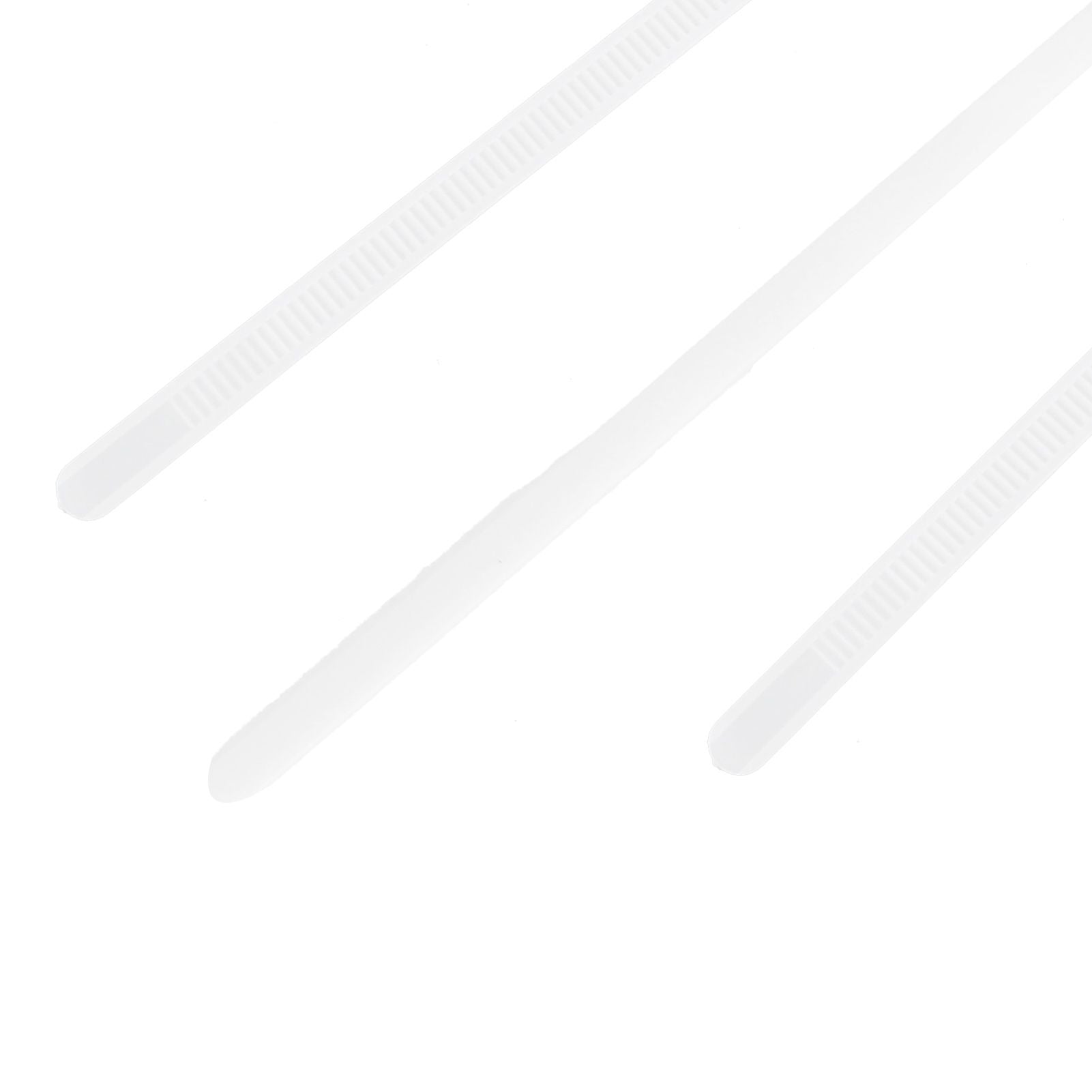 300PCS Cable Ties Multi Size Long Zip Ties for Home Office Garden Fastener SuppliesWhite