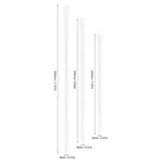 300PCS Cable Ties Multi Size Long Zip Ties for Home Office Garden Fastener SuppliesWhite