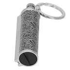 Cigarette Lighter Matchstick Kerosene Lighter Waterproof Lighter Outdoor Vintage Key ChainGray